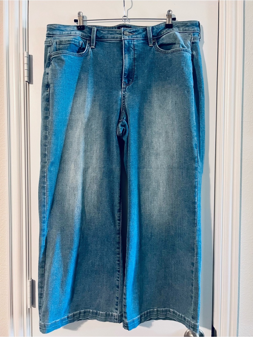 NYDJ Wide Leg Light Wash Jeans